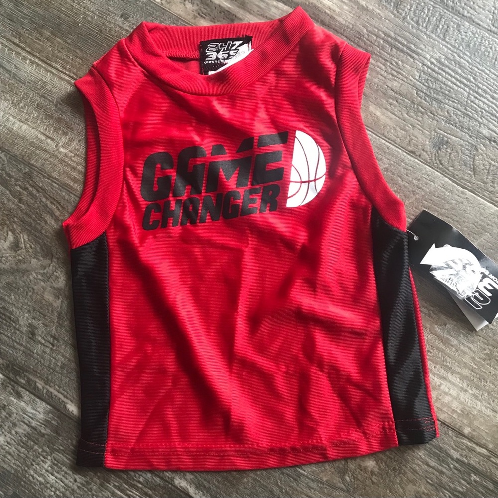 NWT Baby boys jersey top 12Months - Red